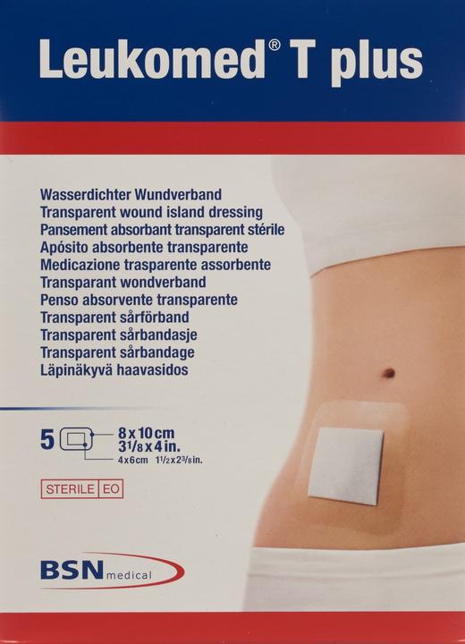 Immagine prodotto BSN T plus medicazione trasparente per ferite 8x10cm con tampone per ferite (5 x)