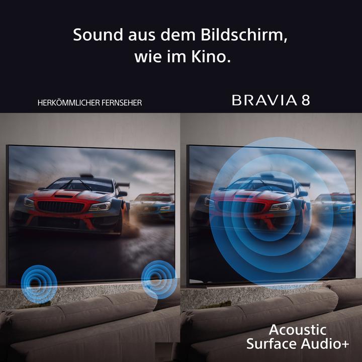 Produktbild Sony FWD-65XR80, 165,1 cm (65"), 3840 x 2160 Pixel, OLED, Smart-TV, WLAN, Schwarz (65", OLED, 4K)
