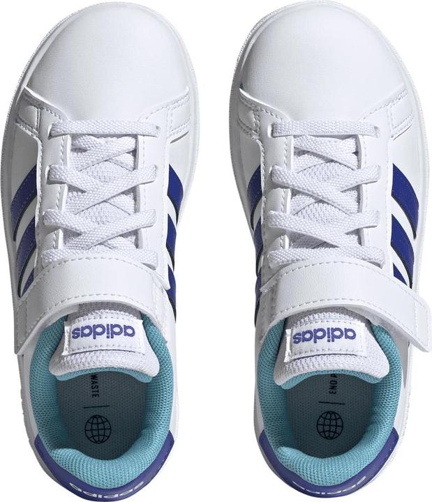 Actual product image adidas Childrens/Kids Grand Court 2.0 Elastic Strap Trainers (37.5)