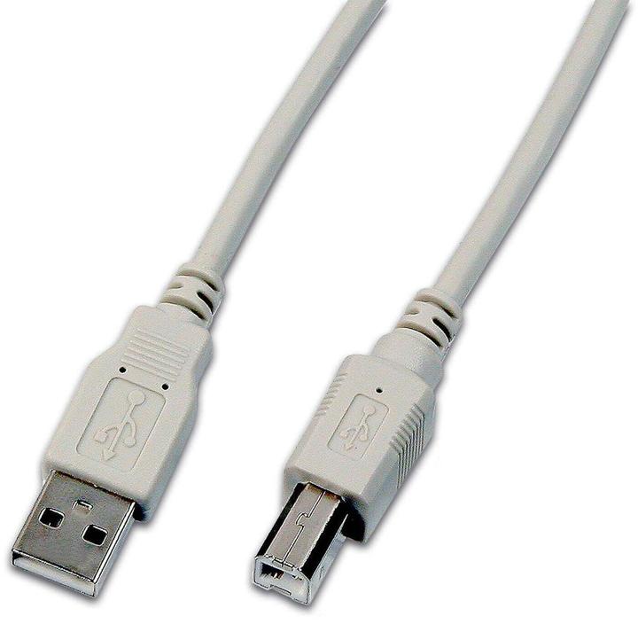 Actual product image Wirewin USB A-B mm Gr (3 m, USB 2.0)