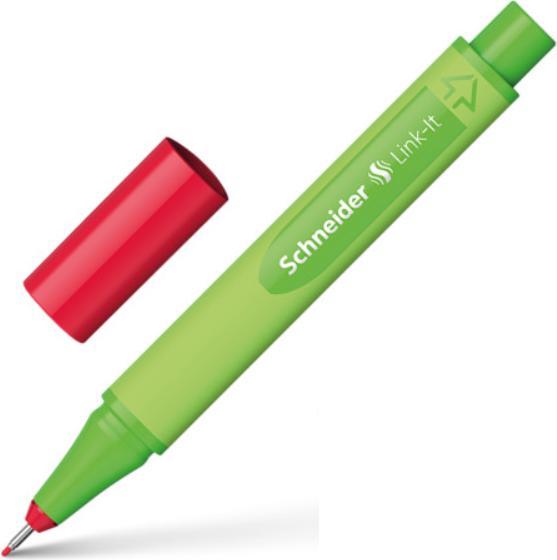 Schneider Fineliner Link-It - Rood (Rood, 10 x)