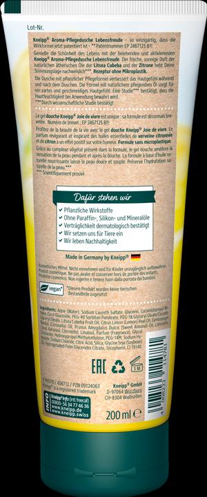 Actual product image Kneipp Aroma care shower joie de vivre (200 ml)