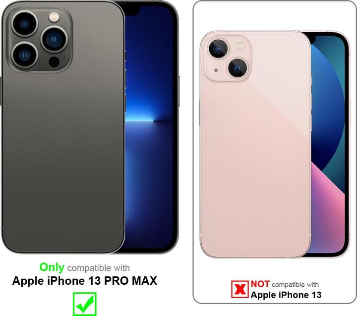 Produktbild Cadorabo Universale Schutzhülle Tasche mit Gürtelclip (Apple iPhone 13 Pro Max)