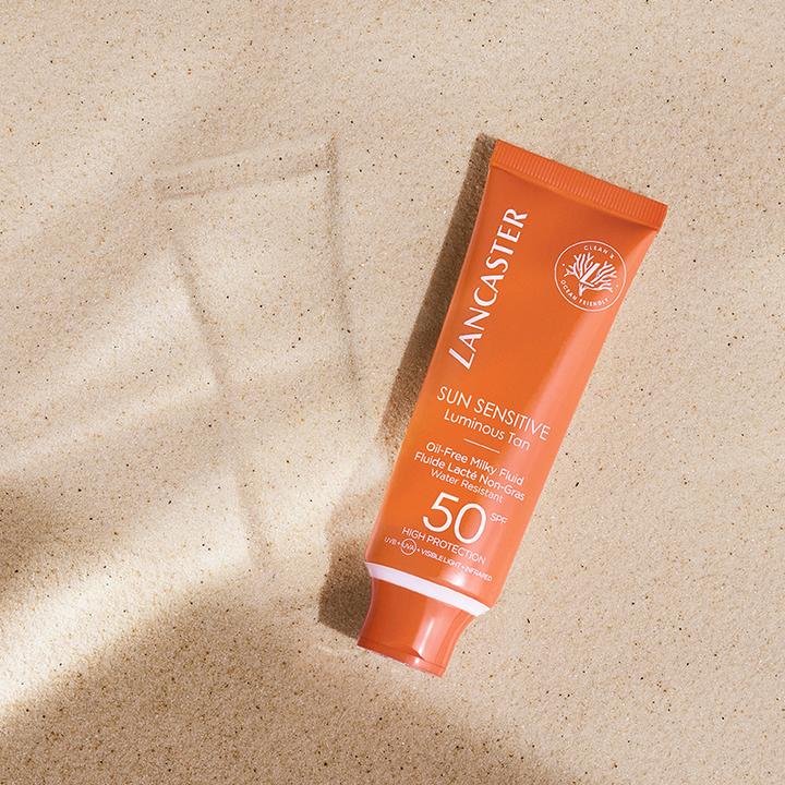 Actual product image Lancaster Sensitive Milky Fluid (Suntan lotion, SPF 50, 50 ml, 150 g)