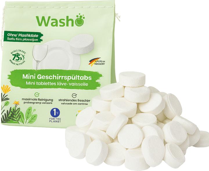 Actual product image Washo Geschirrspül-Tabs (Feast, 75 Washing cycles)