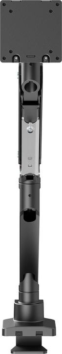 Produktbild Manhattan Tischhalterung mit USB-Ports und Gasdruckfeder mit extrem hoher Traglast für einen Monitor, Aluminiu (Tisch, 57")