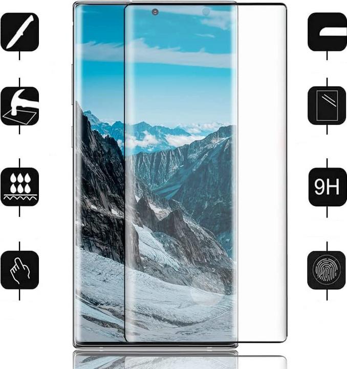 Actual product image Apfelkiste - Panzer Glas Displayschutzfolie Case Friendly (2er Set) (2 Piece, Samsung Galaxy S22 Ultra (5G))