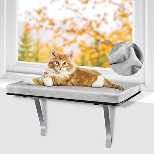 Produktbild Alopini Katzen Hängematte, Katzen Fensterliege,waschbar Sonnenbad Fensterbrett Katze bis 35 lbs, Extra