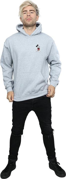 Immagine prodotto Disney Mickey Mouse Kickin Retro Chest Felpa con Cappuccio Uomo (L)