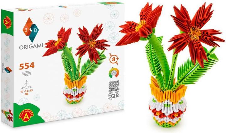 Selecta Spielzeug ORIGAMI 3D - Blumentopf, 554 Stk.
