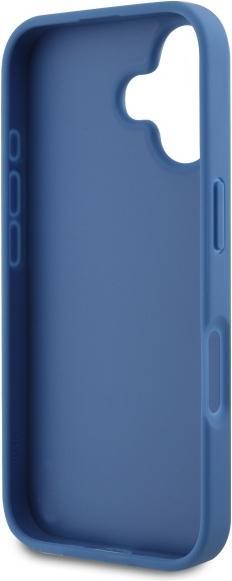 Image du produit Guess GUHCP16SP4TDSCPB iPhone 16 6.1" niebieski/bleu hardcase cuir logo métal strass crossbody