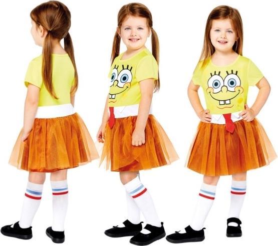 Actual product image Amscan Spongebob children's costume for girls aged 10-12 years (10XL, 12XL, 11XL)