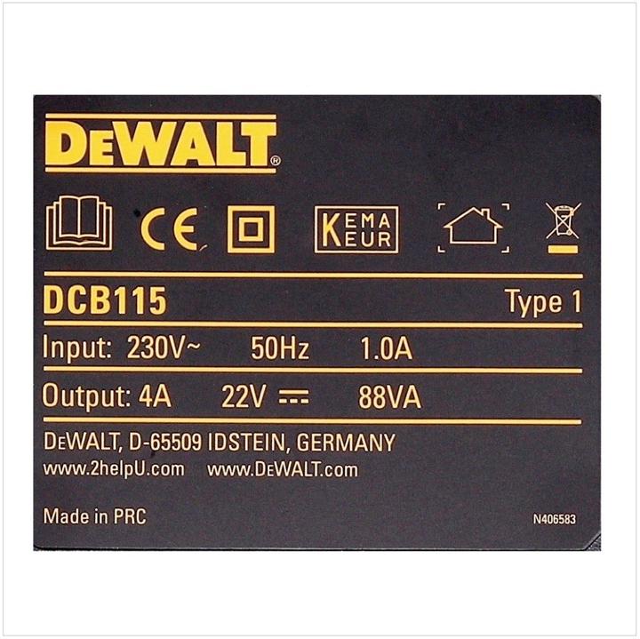 Actual product image DeWalt Charger (20 V)