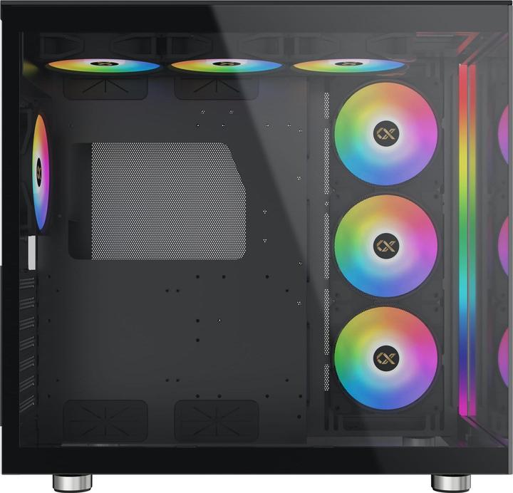 Image du produit Xigmatek Boitier Moyen Tour E-ATX Aqua Ultra Air RGB avec panneaux vitrés (Noir)