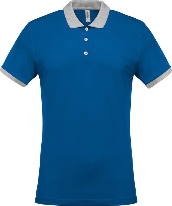 Actual product image Kariban mélange piqué bicolore (4XL)