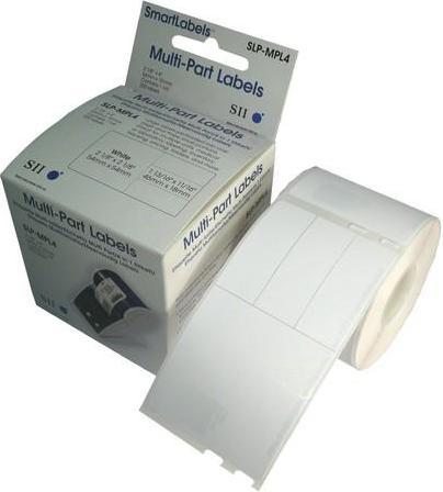 Seiko SLP-MPL4 mehrteilig 4 in 1 Etiketten, 1 Rolle à 220 Etiketten