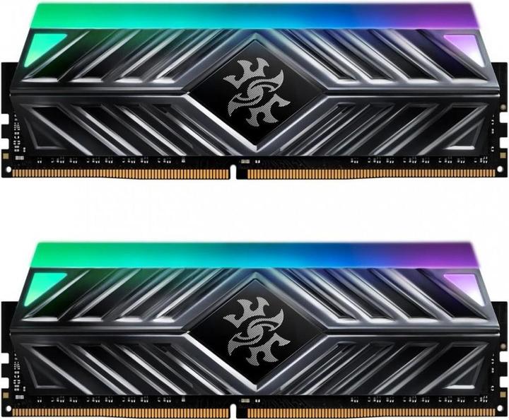 Produktbild Adata DDR4 16GB 3600 MHZ XPG SPECTRIX D41 2X8GB CL16 TUNGSTEN GREY (2 x 8GB, 3600 MHz, DDR4-RAM, DIMM)