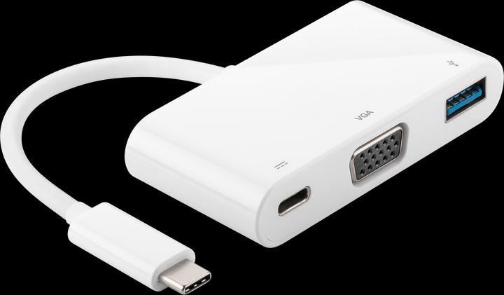 Goobay USB-C Multiport Adapter (USB 3.0, VGA, USB 3.1, 17.50 cm)