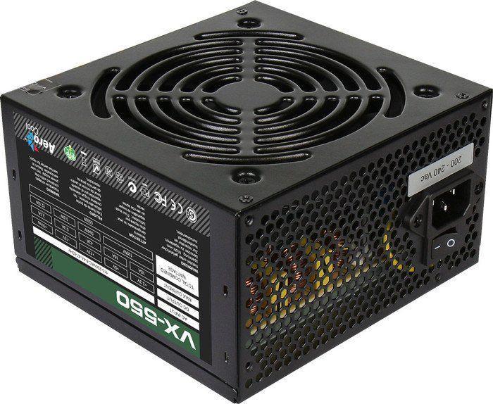 Image du produit AeroCool PGS VX-550PLUS AEROVX-550PLUS Alimentation (550 W, active, 120 mm) (550 W)