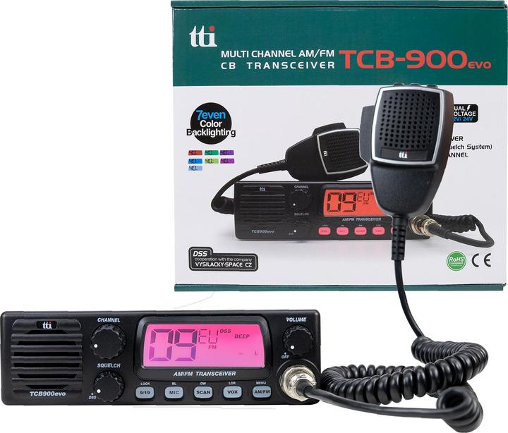 Aim TTi TCB 900evo - CB radio - 12/24 Volt - AM/FM -