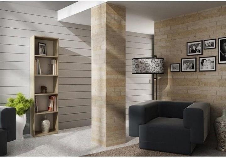 Actual product image Topeshop R40 SONOMA bookshelf for offices (40 x 30 x 182 cm)