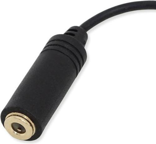 Actual product image keepdrum ADP03 Adapter cable 3.5mm TRRS-TRS (0.11 m)
