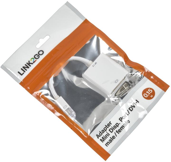 Actual product image Link2Go Mini DP to (DVI, 15 cm)
