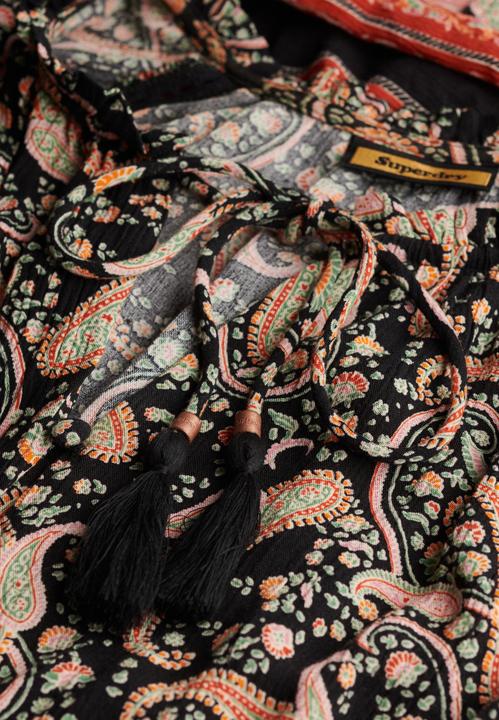Produktbild Superdry Langärmeliges Midikleid mit Print (8)
