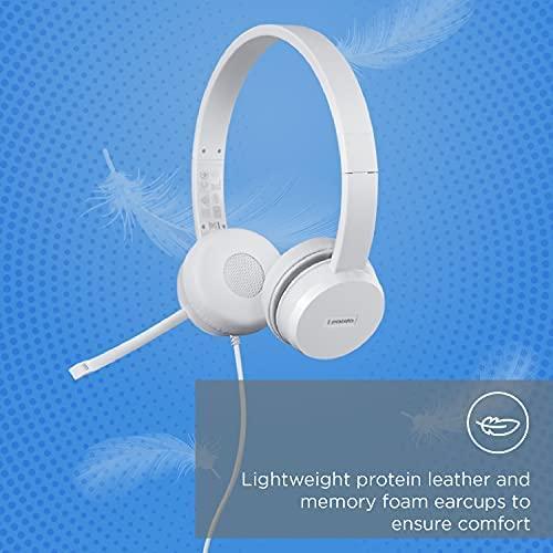 Actual product image Lenovo 110 Stereo USB headset