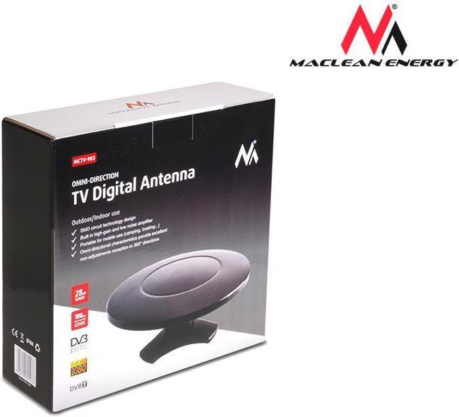 Actual product image Maclean Omnidirectional antenna for terrestrial DVB-T
