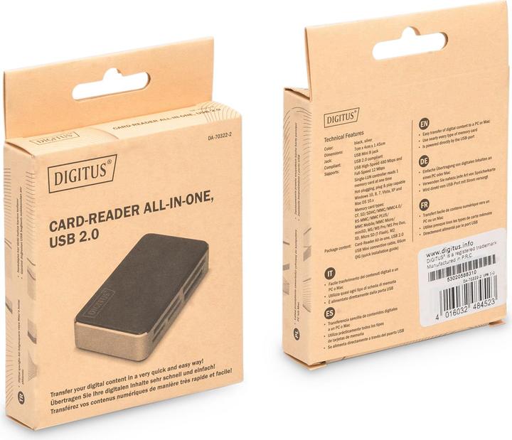 Immagine prodotto Digitus Tutto in uno (Tipo-B, USB)