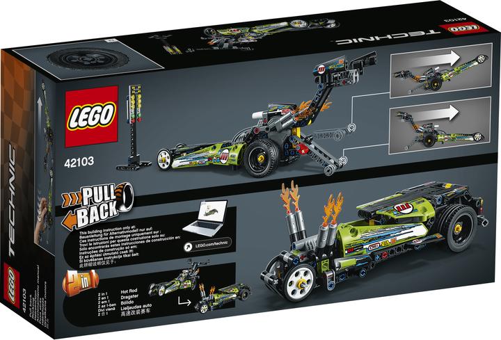 Produktbild LEGO Dragster Rennauto (42103, LEGO Technic)
