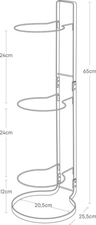 Actual product image Yamazaki Ballständer FRAME