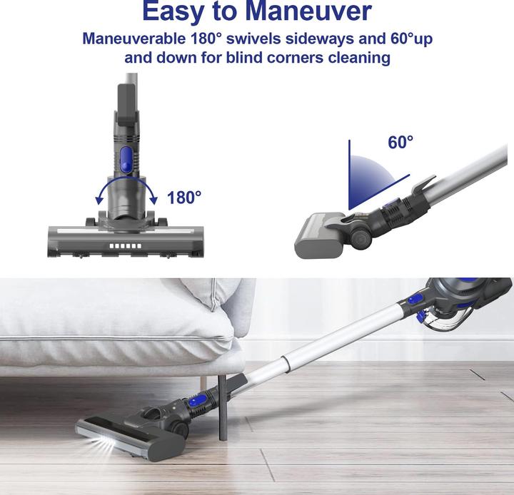 Actual product image Moosoo XL-618A Kabelloser Staubsauger
