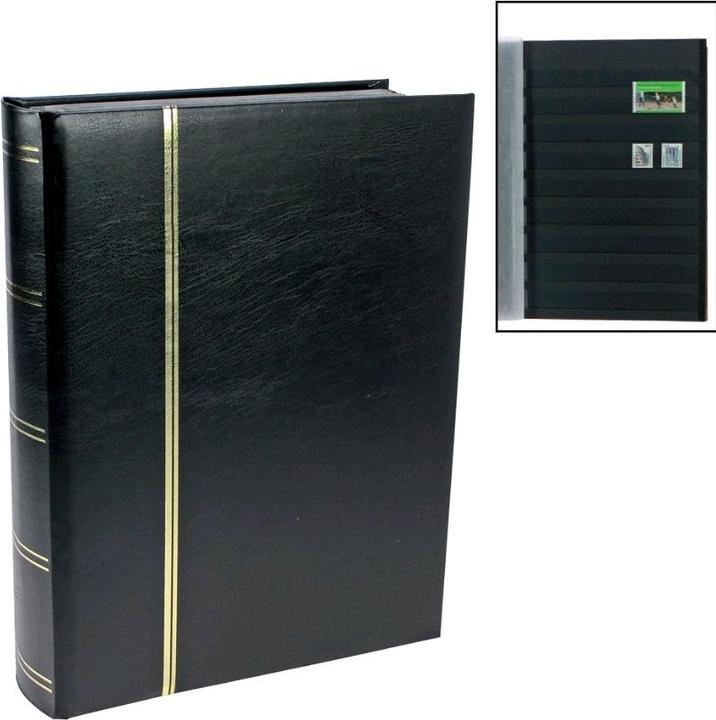 Produktbild Schwäbische Albumfabrik Briefmarkenalbum 64 Seiten schwarz. Einband schwarz.Format ca. 230 x 305 mm.Luxusausführung. (230 x 305 mm)