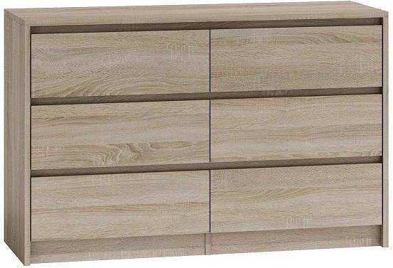 Produktbild Topeshop K120 SONOMA 2X3 Kommode (75 x 40 x 120 cm)