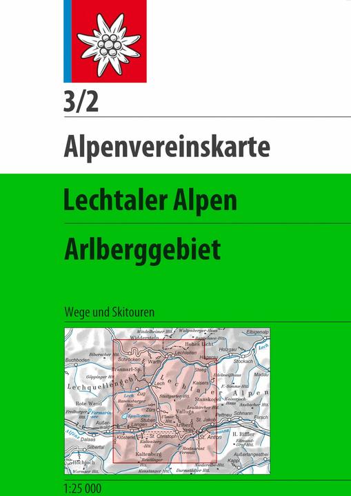Produktbild Alpenvereinsktn.03/2 Lechtaler Alpen
