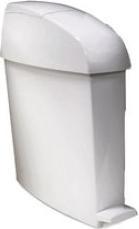Actual product image Rubbermaid Rectangular "Sanit "r" pedal bin, 12 litres (12 l)