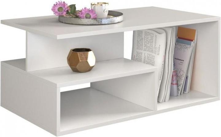 Productafbeelding Topeshop PRIMA BIEL Bijzettafel Salontafel Freeform 1 Poot(en) (90 x 51 x 43 cm)