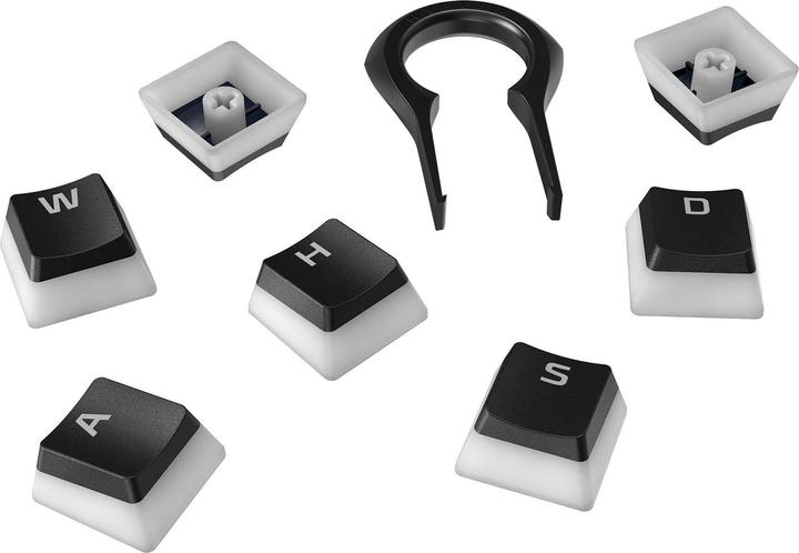 Image du produit HyperX Pudding Keycaps Jeu de touches US Layout Blanc Jeu de touches complet