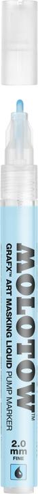 Molotow Mascheramento del marcatore della pompa del liquido (Blu, 2 mm, 1 x)