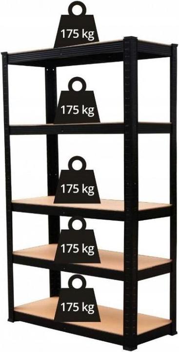 Actual product image Topeshop Czarny (90 x 30 x 180 cm)