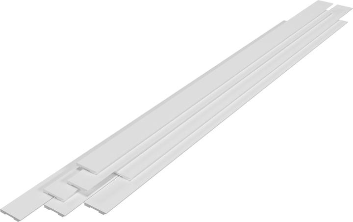 Actual product image Neu.Haus Skirting boards Coevorden set of 14 195x8 cm white (14 Piece)