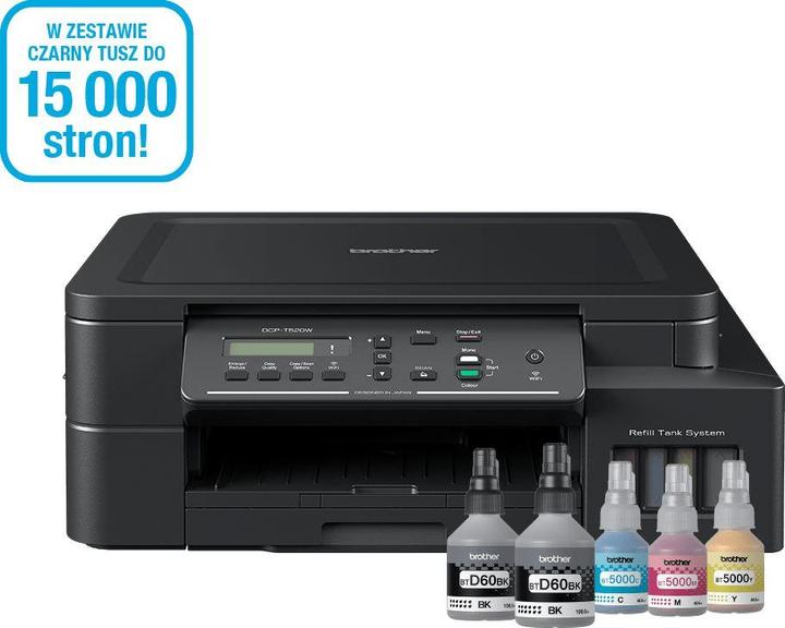 Produktbild Brother DCP-T520W multifunctional Inkjet A4 6000 x 1200 DPI 30 ppm Wi-Fi - Tintenstrahld (Tintentank, Farbe)