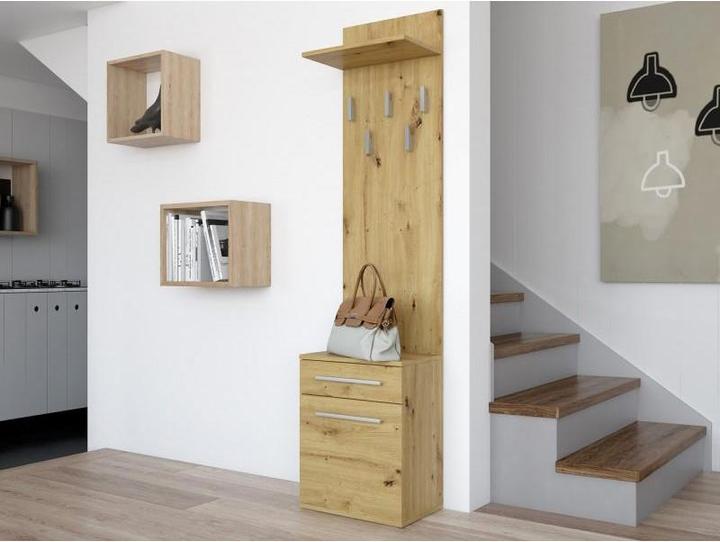 Actual product image Topeshop DUO WIESZAK ARTISAN Coat Hanger Oak (1 x)