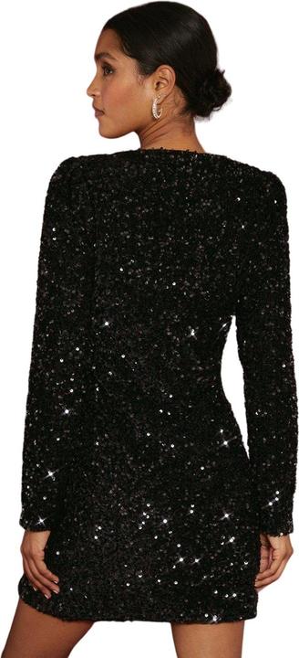 Immagine prodotto Dorothy Perkins Mini accappatoio con paillettes e dettagli in dentello per donne/femmine (40)