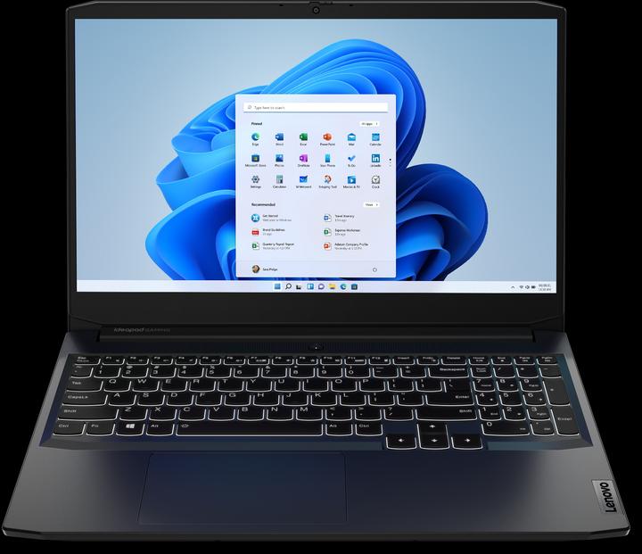 Produktbild Lenovo IdeaPad Gaming 3 (15.60", AMD Ryzen 5 5600H, 16 GB, 512 GB, DE)
