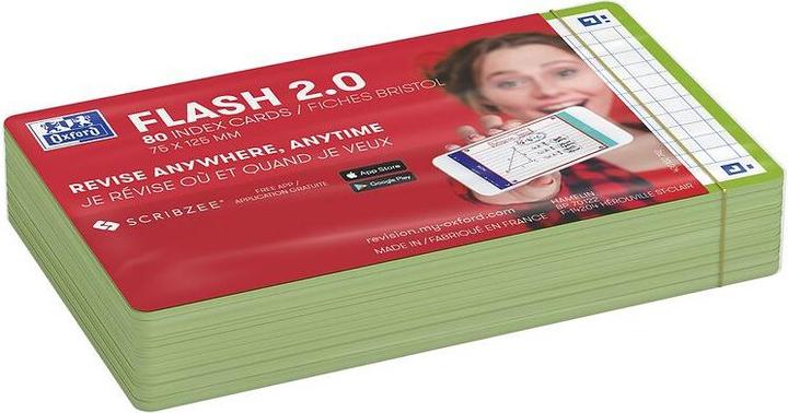 Image du produit Oxford 80 flashcards FLASH 2.0 - 7 (75 x 125 mm, 80 x)