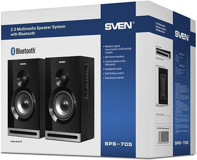 Actual product image Sven Set of computer speakers SV-014254 (2.0, black)