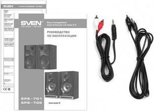 Actual product image Sven Set of computer speakers SV-014254 (2.0, black)